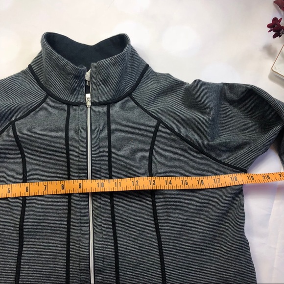 Kirkland gray black reversible jacket sweater zip - Picture 4 of 6